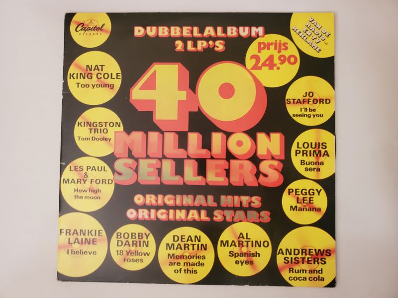 Various Artists 40 Million Sellers (Dubbelalbum 2 LP's) vinyl record